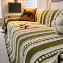 Bohemian Striped Sofa Cover, Decor Woven Throw for Couch, Loveseat, or Sectional