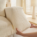 Embossed Lines Couch Covers Stretchable Non-Slip & Washable Sofa Slipcovers by Slipcover KAS™