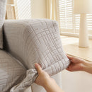 Embossed Lines Couch Covers Stretchable Non-Slip & Washable Sofa Slipcovers by Slipcover KAS™
