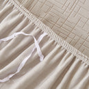 Embossed Lines Couch Covers Stretchable Non-Slip & Washable Sofa Slipcovers by Slipcover KAS™