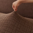 Embossed Lines Couch Covers Stretchable Non-Slip & Washable Sofa Slipcovers by Slipcover KAS™