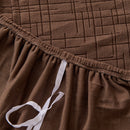 Embossed Lines Couch Covers Stretchable Non-Slip & Washable Sofa Slipcovers by Slipcover KAS™