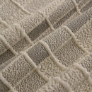 Sofa Cover Throw with Subtle Textured Stripes Lightweight Smooth Couch Slipcover
