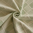 Sofa Cover Throw with Subtle Textured Stripes Lightweight Smooth Couch Slipcover