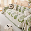 Decorative Throw Blankets for Couch Reversible Chenille Furniture Throw Covers for Sectional Sofa