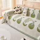 Decorative Throw Blankets for Couch Reversible Chenille Furniture Throw Covers for Sectional Sofa