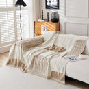 Soft Cozy Chenille Sofa Throw Blanket and Sectional Seat Covers, Scratch Resistant Sofa Couch Covers