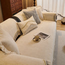 French Vintage Style Couch Cover with Skirt,  Non-Slip Sectional Furniture Covers