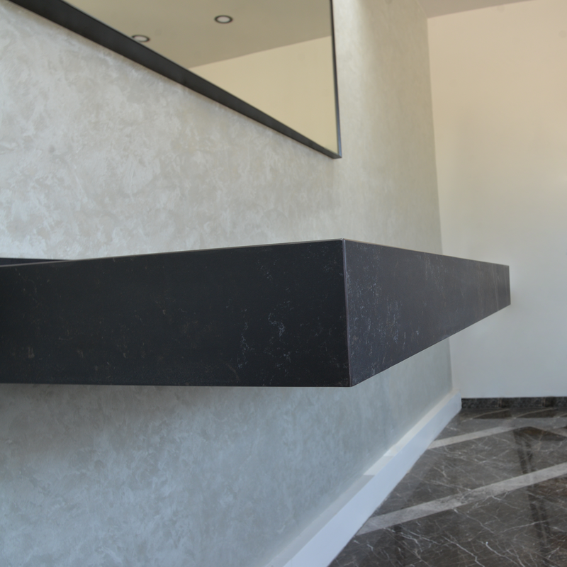 Engineered Porcelain Sink Dekton Kelya Handcrafted Modern Kitchen and Bath Design, photo 6 of 17