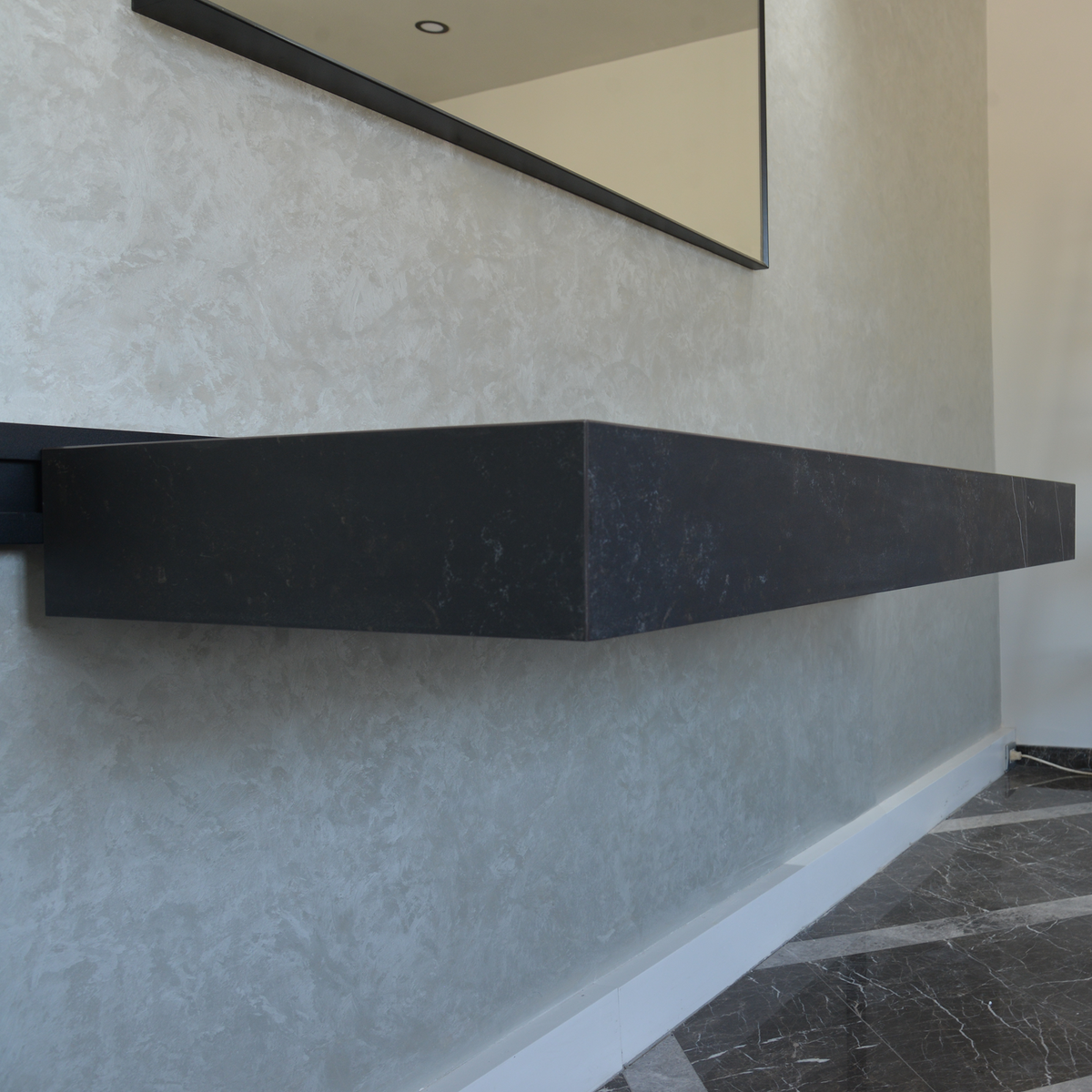 Engineered Porcelain Sink Dekton Kelya Handcrafted Modern Kitchen and Bath Design, photo 8 of 17