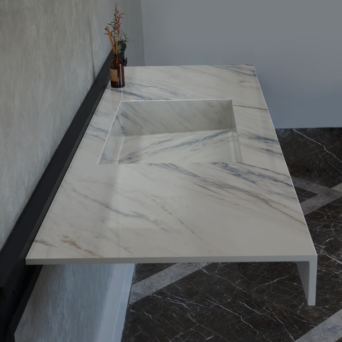 Handcrafted Dekton Onirika Trance Engineered Porcelain Sink, photo 5 of 10
