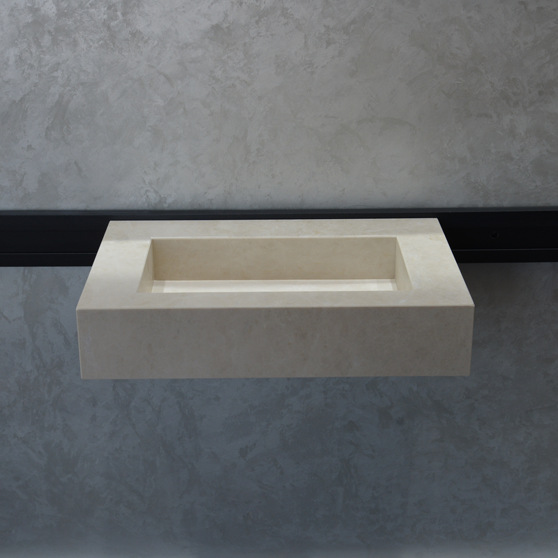 Light Pearl Marble Sink - Handcrafted Premium Artisan Finish, photo 6 of 11