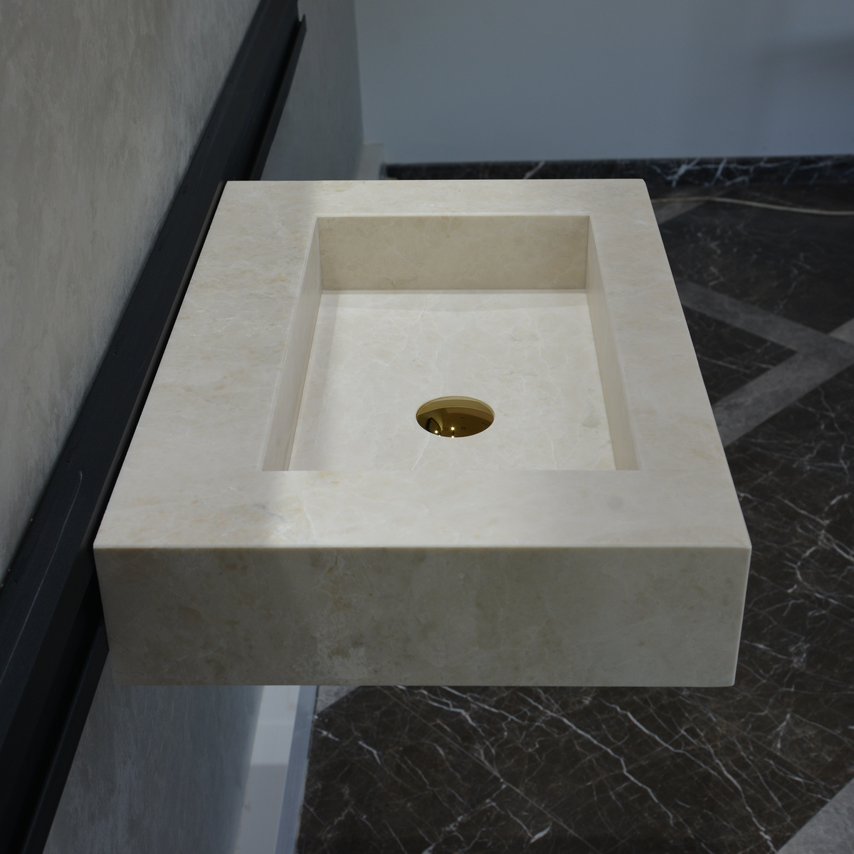 Light Pearl Marble Sink - Handcrafted Premium Artisan Finish, photo 9 of 11