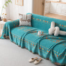 Bohemian Geometric Sofa Throw Cover, Cozy & Protective Ethnic-Inspired Couch Cover