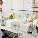 Dandelion Reversible Striped Couch Throw Cover for Living Room Pet Sofa Slipcovers Couch Protector