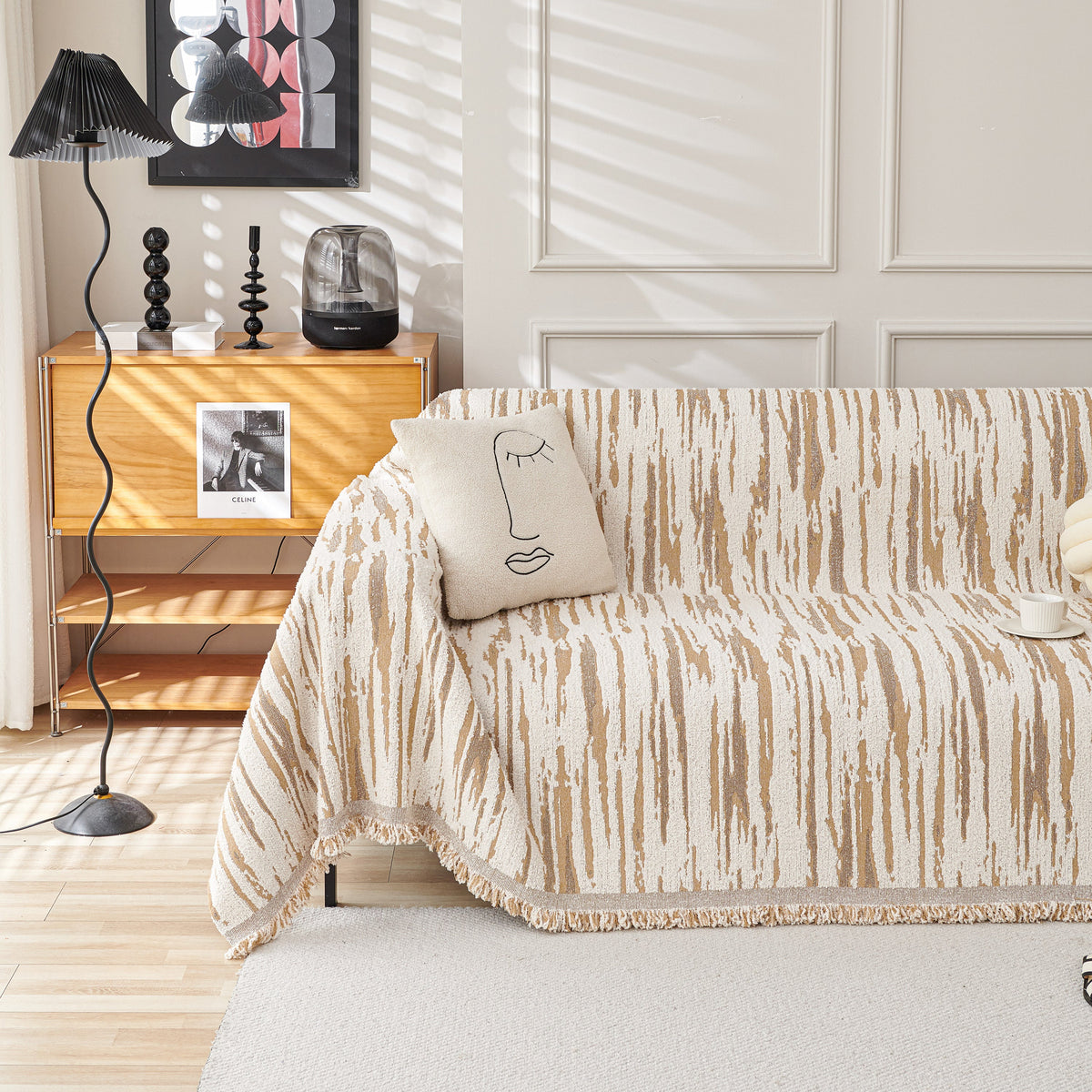 Reversible Sofa Throw Blanket, Couch Cover Sofa Slipcover for Most Shape Sofas, photo 17 of 40