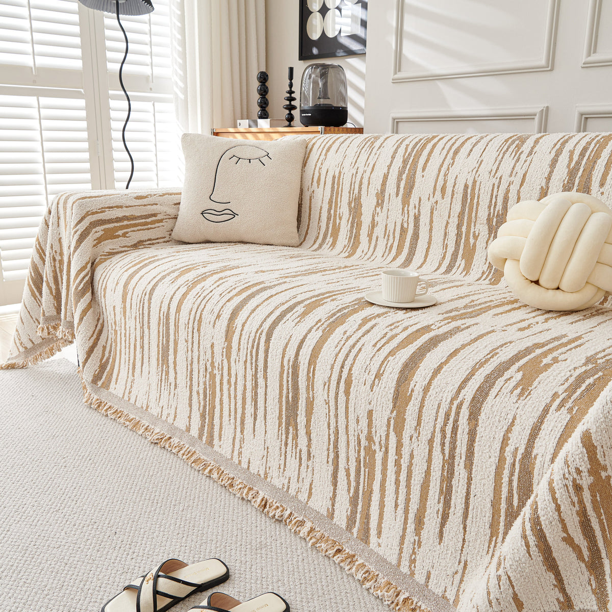 Reversible Sofa Throw Blanket, Couch Cover Sofa Slipcover for Most Shape Sofas, photo 26 of 40