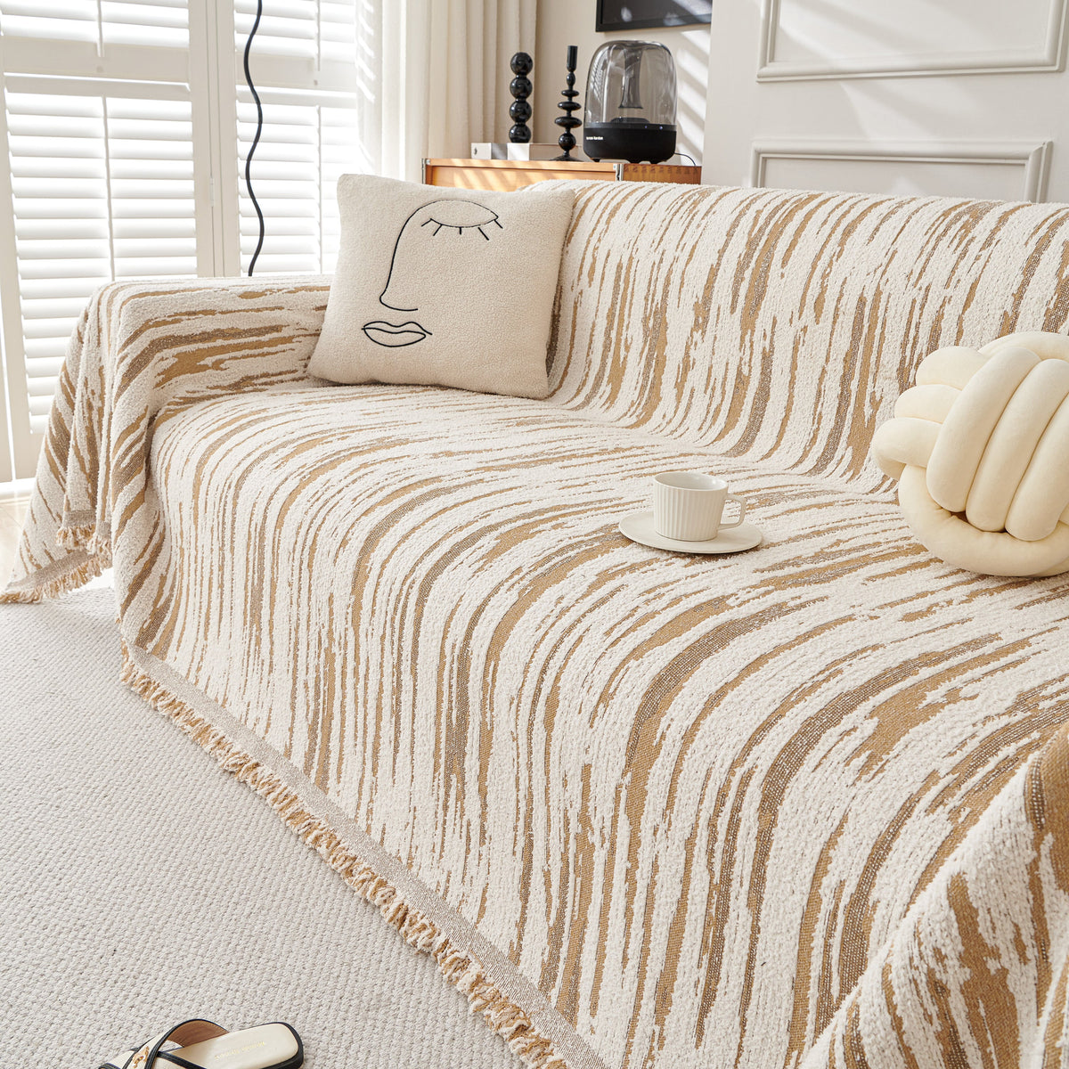 Reversible Sofa Throw Blanket, Couch Cover Sofa Slipcover for Most Shape Sofas, photo 27 of 40