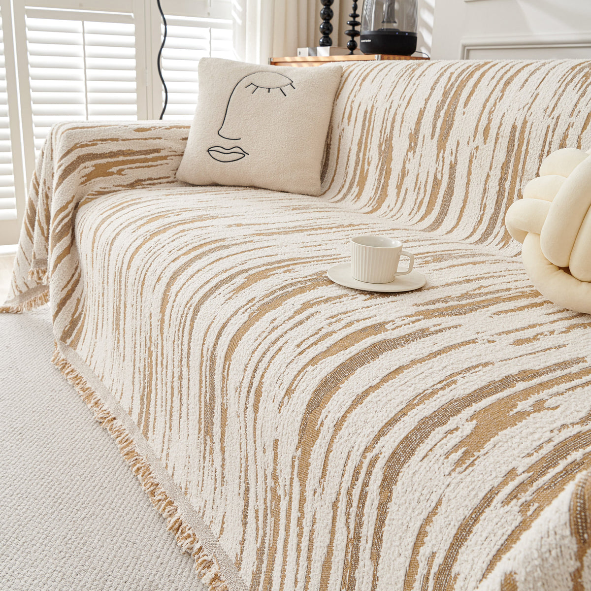 Reversible Sofa Throw Blanket, Couch Cover Sofa Slipcover for Most Shape Sofas, photo 28 of 40