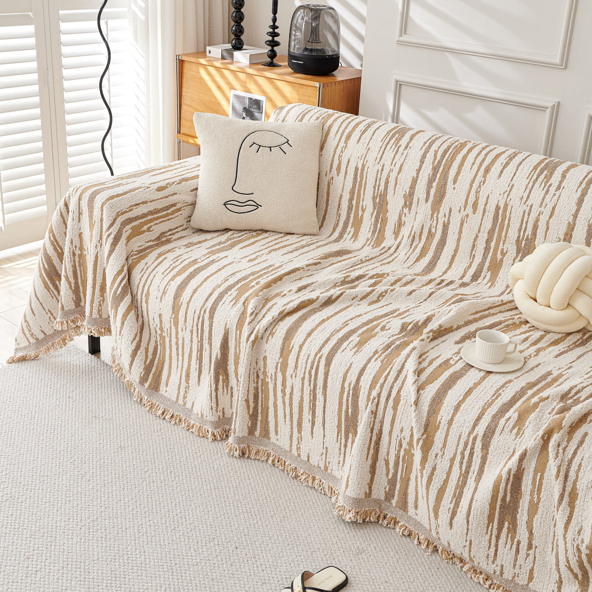 Reversible Sofa Throw Blanket, Couch Cover Sofa Slipcover for Most Shape Sofas, photo 13 of 40