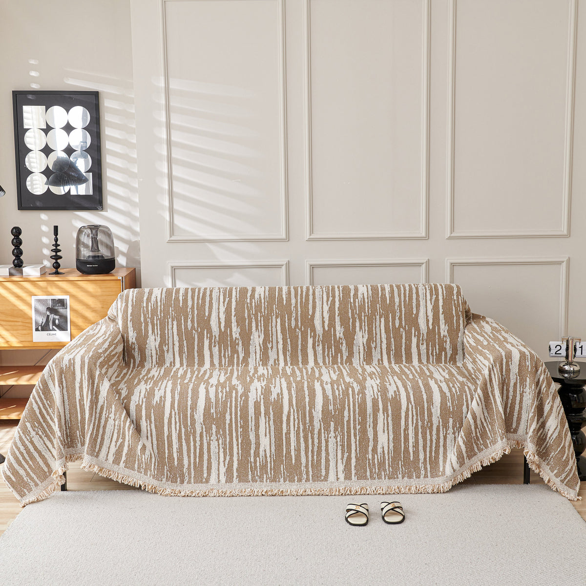Reversible Sofa Throw Blanket, Couch Cover Sofa Slipcover for Most Shape Sofas, photo 32 of 40