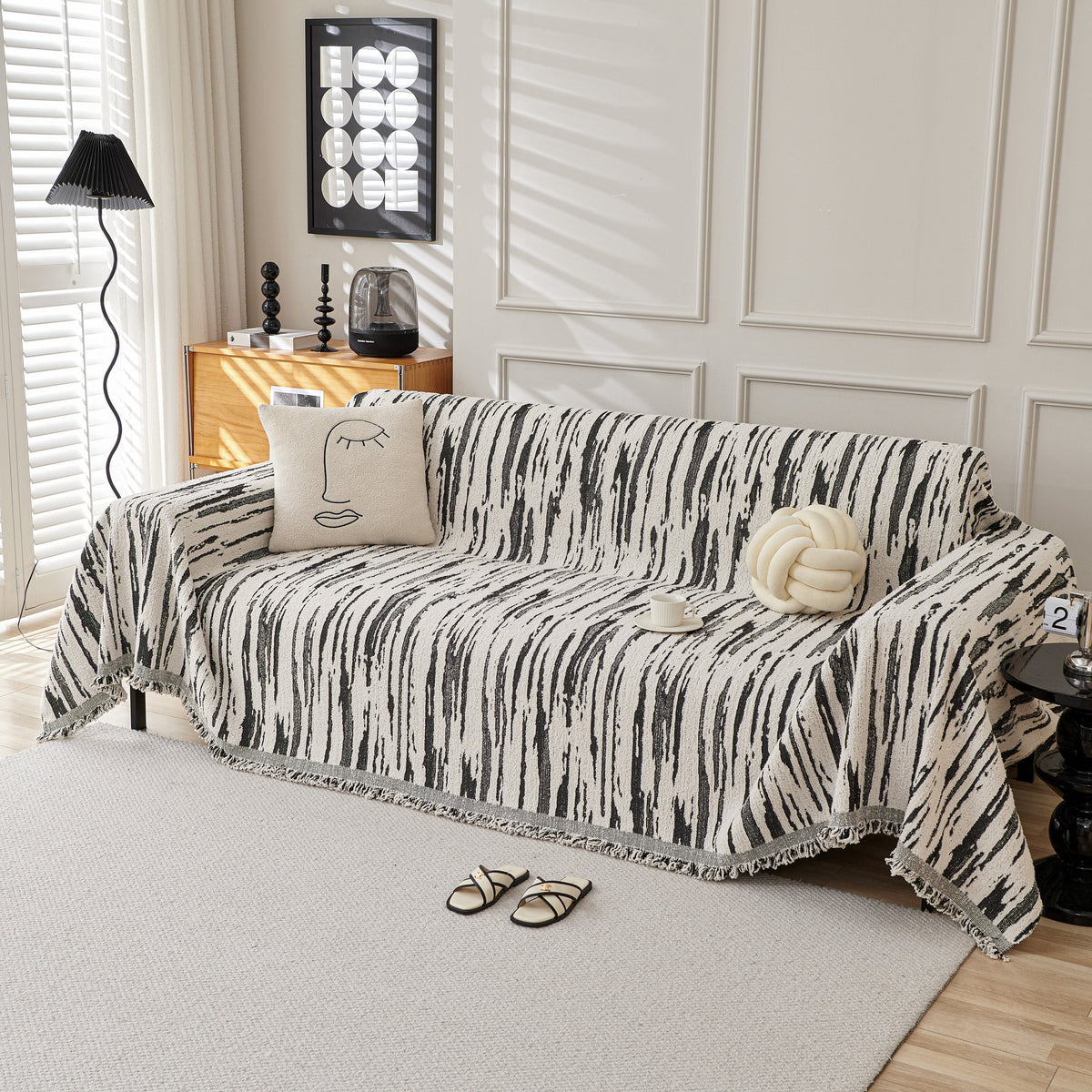Reversible Sofa Throw Blanket, Couch Cover Sofa Slipcover for Most Shape Sofas, photo 37 of 40