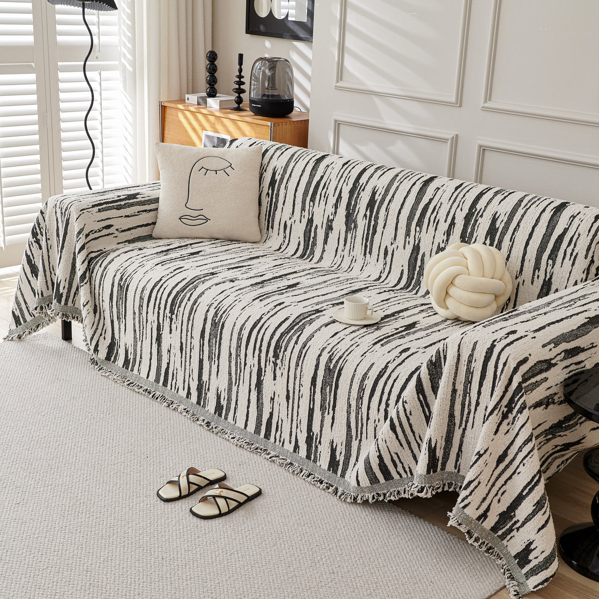 Reversible Sofa Throw Blanket, Couch Cover Sofa Slipcover for Most Shape Sofas, photo 33 of 40