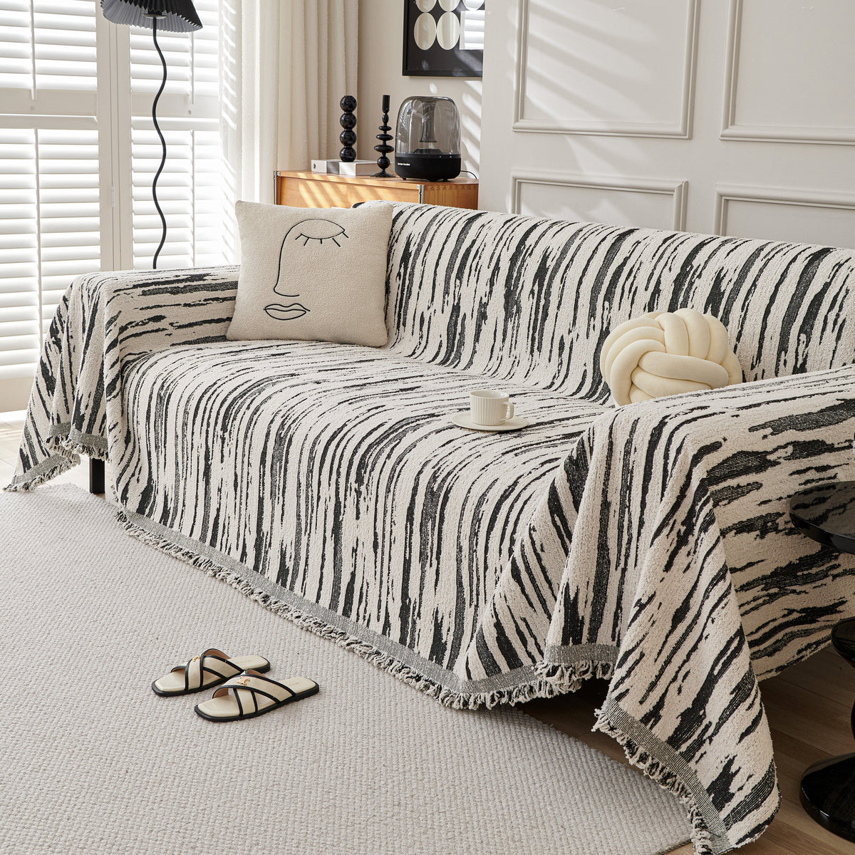 Reversible Sofa Throw Blanket, Couch Cover Sofa Slipcover for Most Shape Sofas, photo 39 of 40