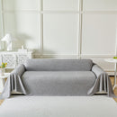Embossed Leaf Pattern Sofa Cover Blanket for Couch, Soft Cooling Textured Couch Cover