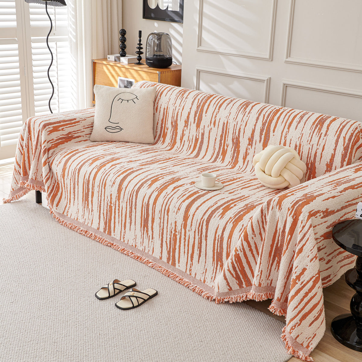 Reversible Sofa Throw Blanket, Couch Cover Sofa Slipcover for Most Shape Sofas, photo 34 of 40