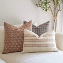Paloma Handwoven Pillow Cover | Brown by Apartment No.3