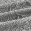 Embossed Leaf Pattern Sofa Cover Blanket for Couch, Soft Cooling Textured Couch Cover