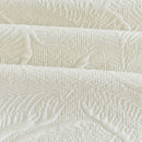 Embossed Leaf Pattern Sofa Cover Blanket for Couch, Soft Cooling Textured Couch Cover