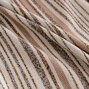 Luxury Cozy Chenille Sofa Cover Throw, Elegant Striped Soft Textured Couch Blanket by Slipcover KAS™