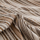 Luxury Cozy Chenille Sofa Cover Throw, Elegant Striped Soft Textured Couch Blanket by Slipcover KAS™
