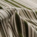Luxury Cozy Chenille Sofa Cover Throw, Elegant Striped Soft Textured Couch Blanket by Slipcover KAS™