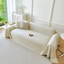 Fresh Geometric Sofa Throw Cover, Modern Textured Breathable Couch Protector Blanket