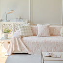 Plush Faux Fur Warm Sofa Cover with Waves Jacquard Textured Throw Blankets for Couch by Slipcover KAS™