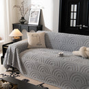 Plush Warm Decor Couch Cover Soft Jacquard Fleece Throw Blankets for Bed Couch Sofa Chair by Slipcover KAS™