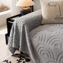 Plush Warm Decor Couch Cover Soft Jacquard Fleece Throw Blankets for Bed Couch Sofa Chair by Slipcover KAS™