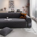 Modern Geometric Jacquard Sofa Slipcover, High Stretch 1-Piece Textured Couch Cover by Slipcover KAS™