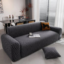 Modern Geometric Jacquard Sofa Slipcover, High Stretch 1-Piece Textured Couch Cover by Slipcover KAS™