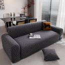 Modern Geometric Jacquard Sofa Slipcover, High Stretch 1-Piece Textured Couch Cover by Slipcover KAS™