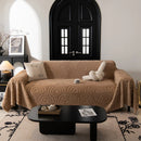 Plush Warm Decor Couch Cover Soft Jacquard Fleece Throw Blankets for Bed Couch Sofa Chair by Slipcover KAS™