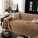Plush Warm Decor Couch Cover Soft Jacquard Fleece Throw Blankets for Bed Couch Sofa Chair by Slipcover KAS™