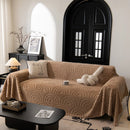 Plush Warm Decor Couch Cover Soft Jacquard Fleece Throw Blankets for Bed Couch Sofa Chair by Slipcover KAS™
