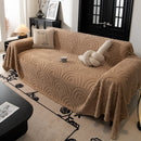 Plush Warm Decor Couch Cover Soft Jacquard Fleece Throw Blankets for Bed Couch Sofa Chair by Slipcover KAS™