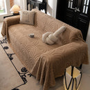 Plush Warm Decor Couch Cover Soft Jacquard Fleece Throw Blankets for Bed Couch Sofa Chair by Slipcover KAS™