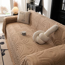 Plush Warm Decor Couch Cover Soft Jacquard Fleece Throw Blankets for Bed Couch Sofa Chair by Slipcover KAS™