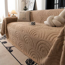 Plush Warm Decor Couch Cover Soft Jacquard Fleece Throw Blankets for Bed Couch Sofa Chair by Slipcover KAS™